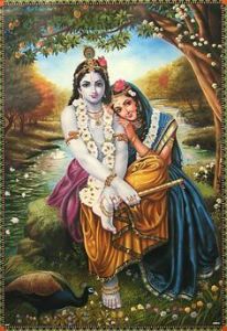 Download Radha Krishna Romantic Image