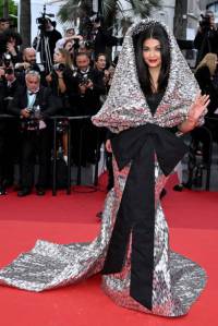 cannes france aishwarya rai attends the indiana jones and the dial of destiny red carpet