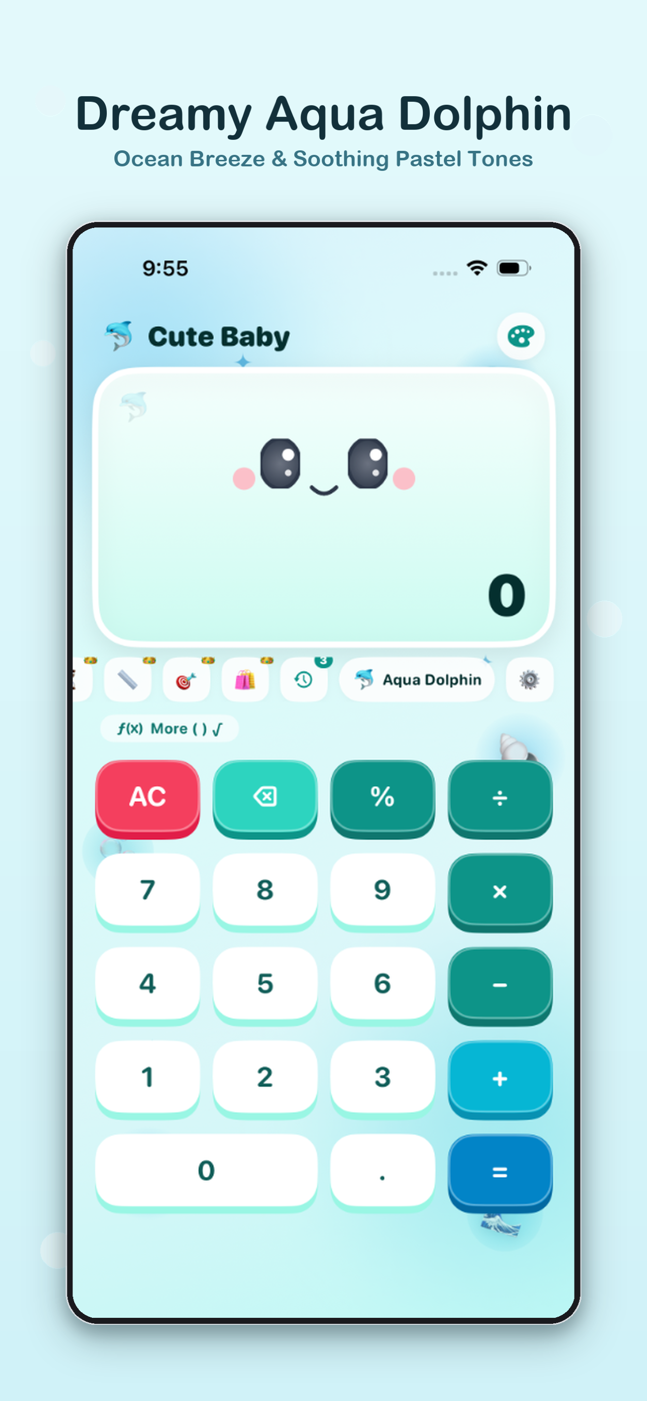 Aqua Dolphin Theme